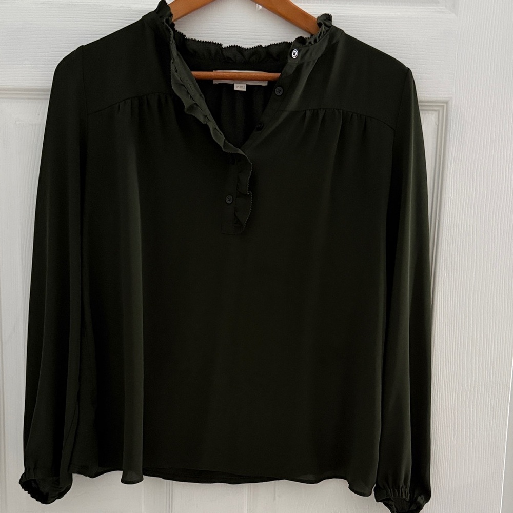 Loft Green woven Top